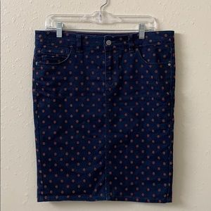 Anthropologi pilcro and the letterpress skirt